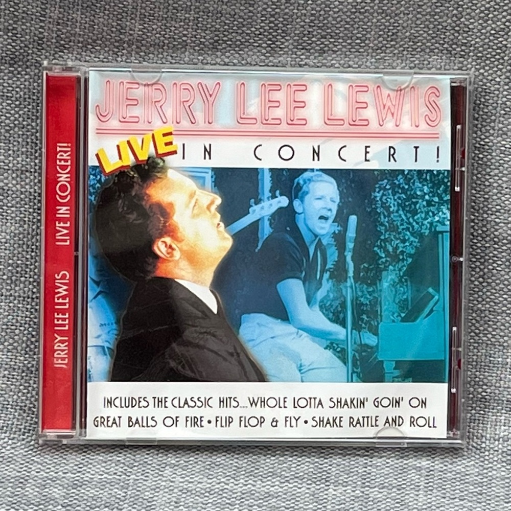 Jerry Lee Lewis Live In Concert Audio CD Music Album